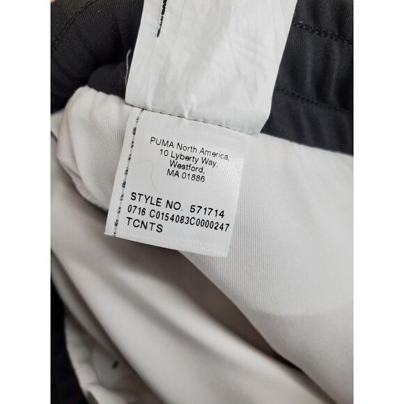 UEG X Puma Sweatshorts Jogger Mens S Ivory White Black Drawstring Performance - Picture 11 of 14
